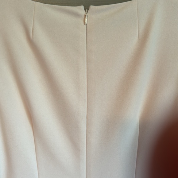 Calvin Klein -Pale Pink Dress with pearl sleeve accent. - Picture 4 of 4